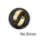 Trendy Stainless Steel Rose Gold Color Love Ring for Women Men Couple CZ Crystal Rings Luxury Brand Jewelry Wedding Gift