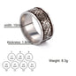 Skyrim Stainless Steel Triquetra Irish Knot Ring for Men Women Vintage Nordic Finger Rings Talisman Amulet Jewelry Gift