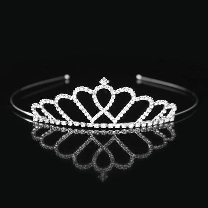 Beautiful Cute Kid Princess Tiaras and Crowns Crystal Headband Bridal Crown Wedding Party Hair Accessories Girls Fashion Jewelry