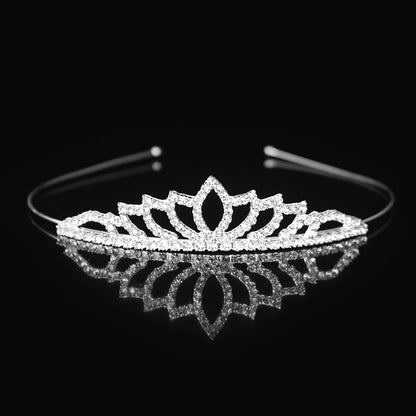 Beautiful Cute Kid Princess Tiaras and Crowns Crystal Headband Bridal Crown Wedding Party Hair Accessories Girls Fashion Jewelry