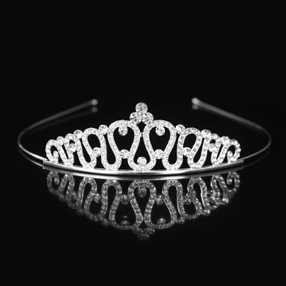 Beautiful Cute Kid Princess Tiaras and Crowns Crystal Headband Bridal Crown Wedding Party Hair Accessories Girls Fashion Jewelry