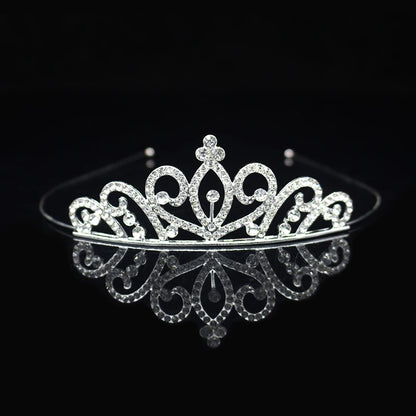 Beautiful Cute Kid Princess Tiaras and Crowns Crystal Headband Bridal Crown Wedding Party Hair Accessories Girls Fashion Jewelry