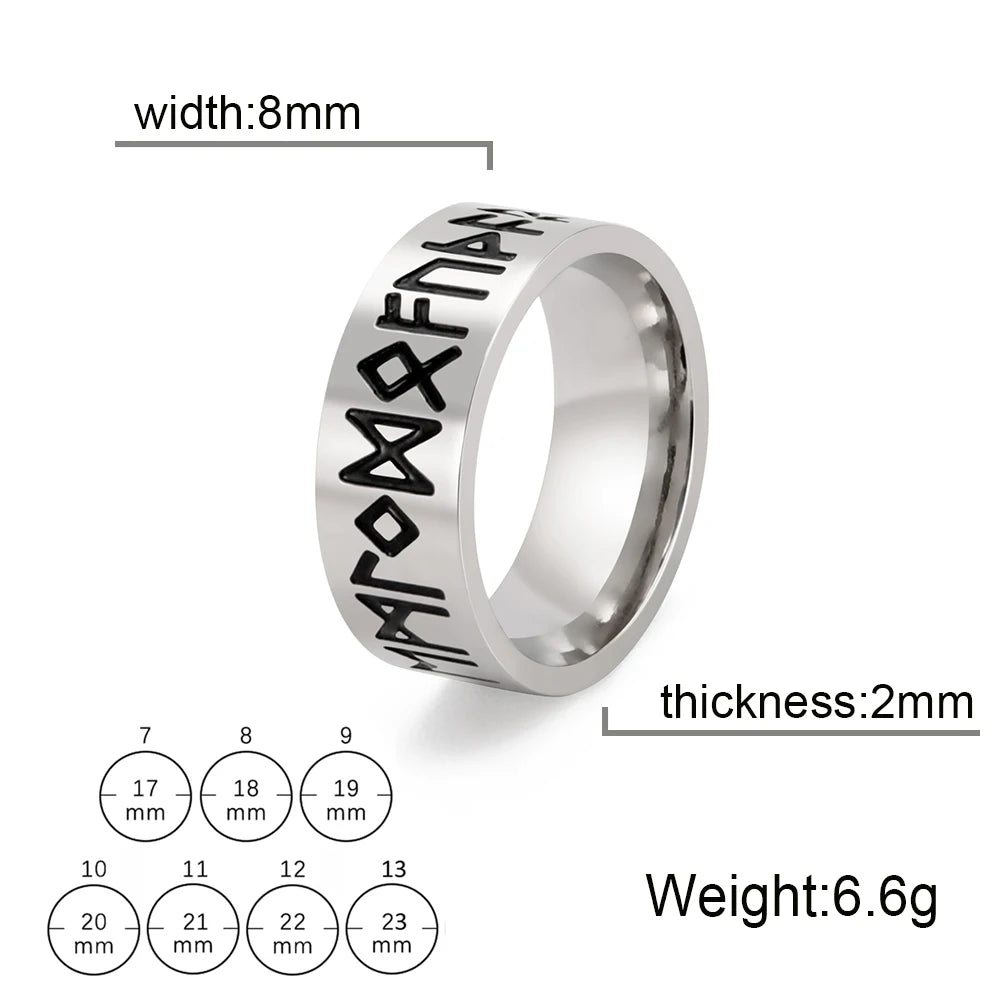 Stainless Steel Viking Celtic Ring Men Trinity Ring Wedding Band Vintage Irish Knot Jewelry Triquetra Amulet Finger Accessories