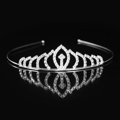 Beautiful Cute Kid Princess Tiaras and Crowns Crystal Headband Bridal Crown Wedding Party Hair Accessories Girls Fashion Jewelry