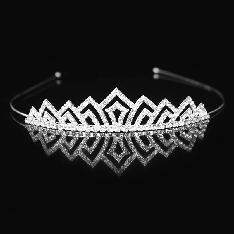 Beautiful Cute Kid Princess Tiaras and Crowns Crystal Headband Bridal Crown Wedding Party Hair Accessories Girls Fashion Jewelry