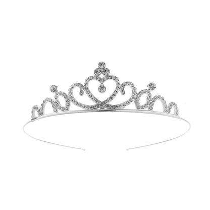 Beautiful Cute Kid Princess Tiaras and Crowns Crystal Headband Bridal Crown Wedding Party Hair Accessories Girls Fashion Jewelry